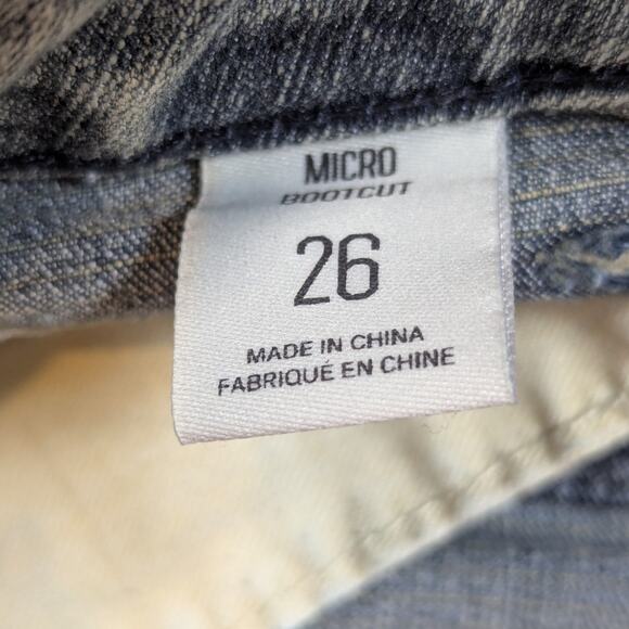 Urban Outfitters BDG Micro Bootcut Low Rise Jeans Gray Size 26 - Picture 4 of 13